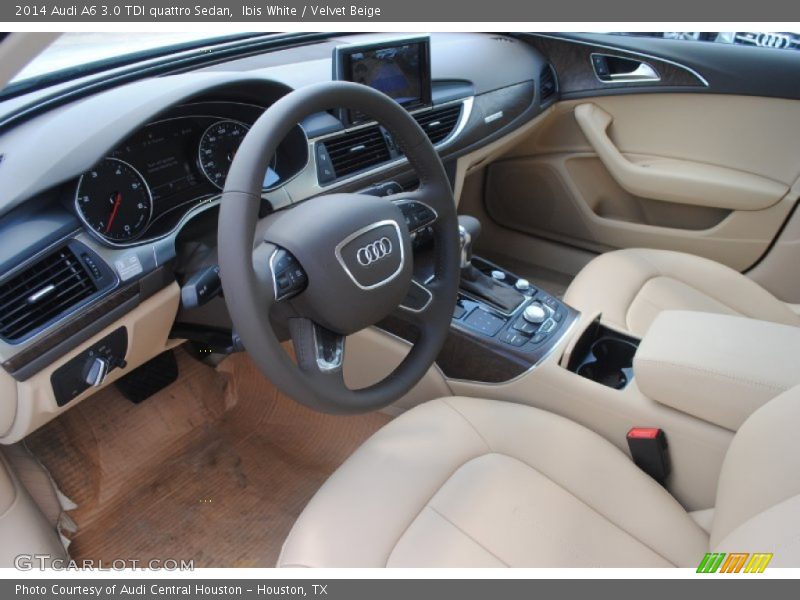 Ibis White / Velvet Beige 2014 Audi A6 3.0 TDI quattro Sedan