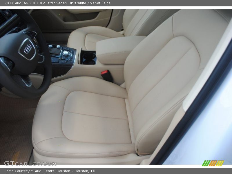 Ibis White / Velvet Beige 2014 Audi A6 3.0 TDI quattro Sedan