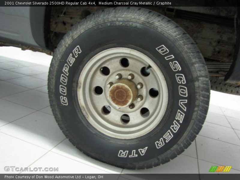 Medium Charcoal Gray Metallic / Graphite 2001 Chevrolet Silverado 2500HD Regular Cab 4x4