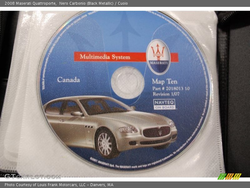 Nero Carbonio (Black Metallic) / Cuoio 2008 Maserati Quattroporte