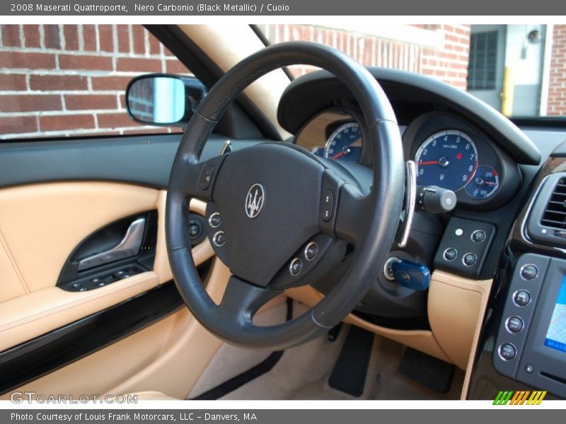 Nero Carbonio (Black Metallic) / Cuoio 2008 Maserati Quattroporte