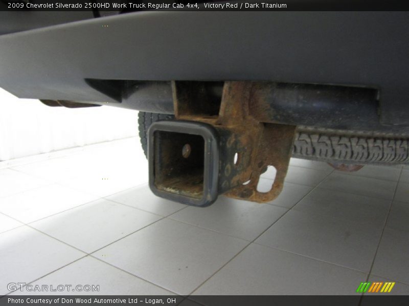 Victory Red / Dark Titanium 2009 Chevrolet Silverado 2500HD Work Truck Regular Cab 4x4