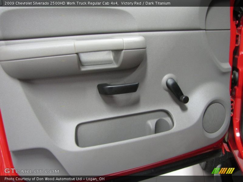 Victory Red / Dark Titanium 2009 Chevrolet Silverado 2500HD Work Truck Regular Cab 4x4