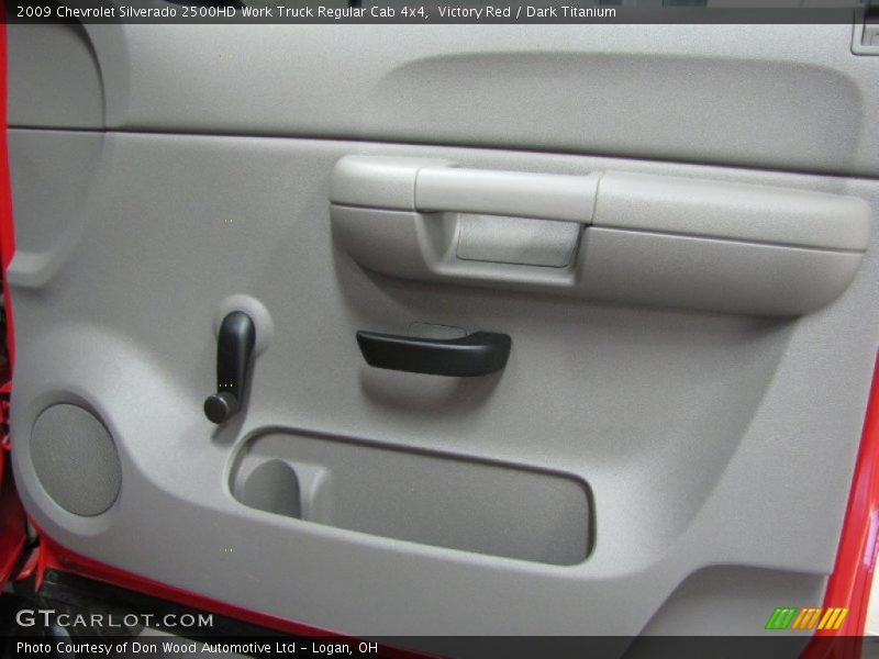 Victory Red / Dark Titanium 2009 Chevrolet Silverado 2500HD Work Truck Regular Cab 4x4