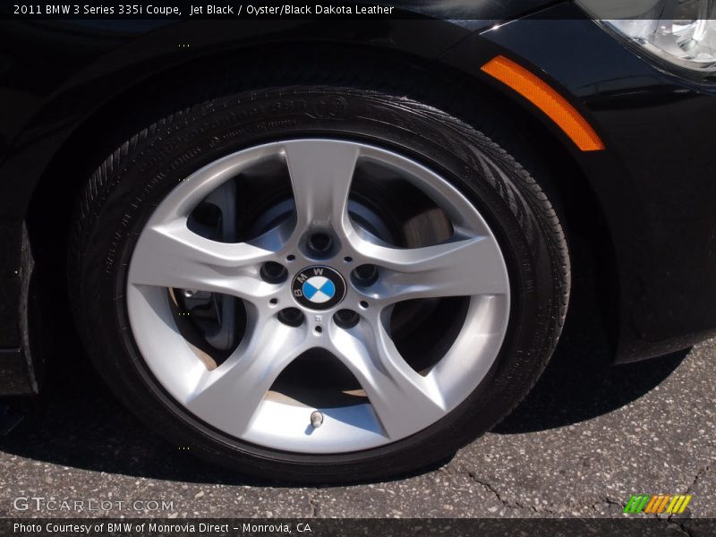 Jet Black / Oyster/Black Dakota Leather 2011 BMW 3 Series 335i Coupe