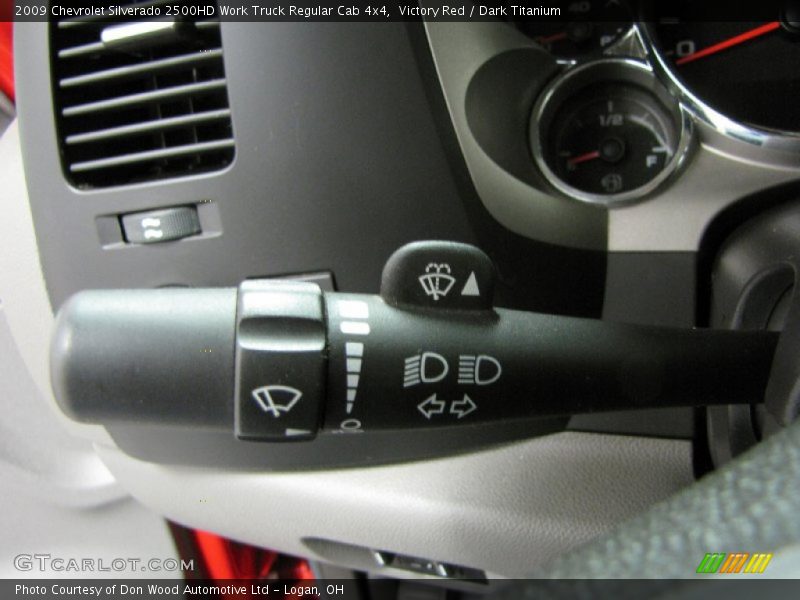 Victory Red / Dark Titanium 2009 Chevrolet Silverado 2500HD Work Truck Regular Cab 4x4