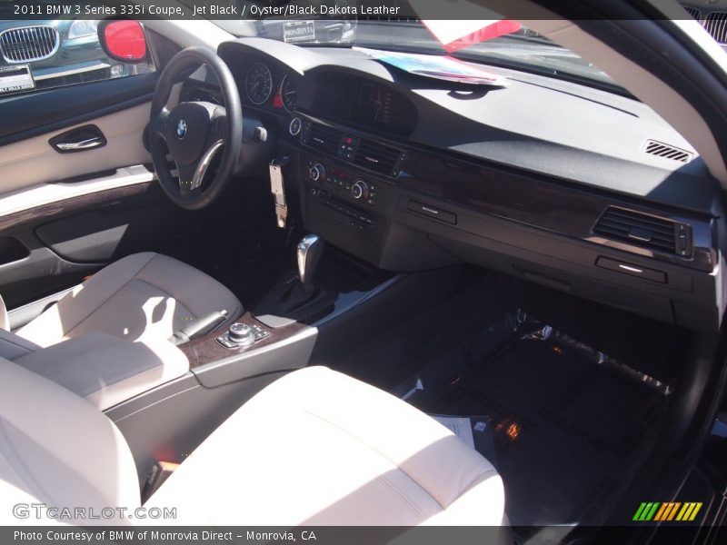 Jet Black / Oyster/Black Dakota Leather 2011 BMW 3 Series 335i Coupe