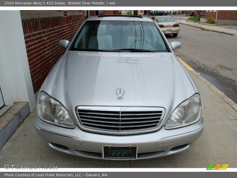 Brilliant Silver Metallic / Ash 2000 Mercedes-Benz S 430 Sedan