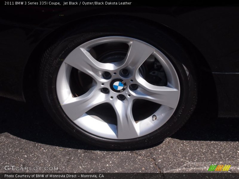 Jet Black / Oyster/Black Dakota Leather 2011 BMW 3 Series 335i Coupe