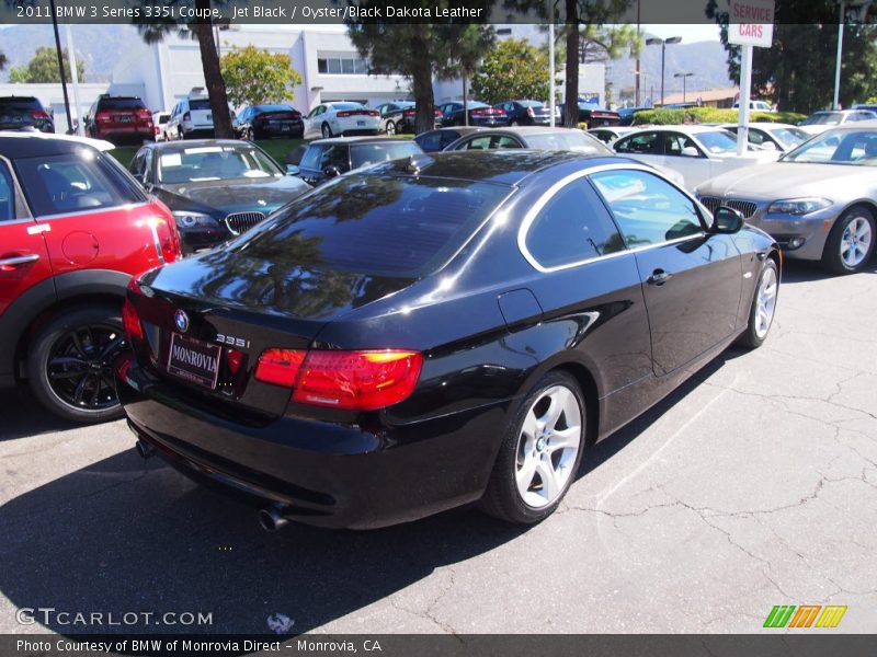 Jet Black / Oyster/Black Dakota Leather 2011 BMW 3 Series 335i Coupe
