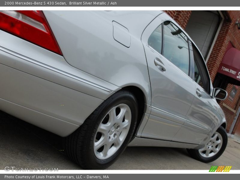 Brilliant Silver Metallic / Ash 2000 Mercedes-Benz S 430 Sedan