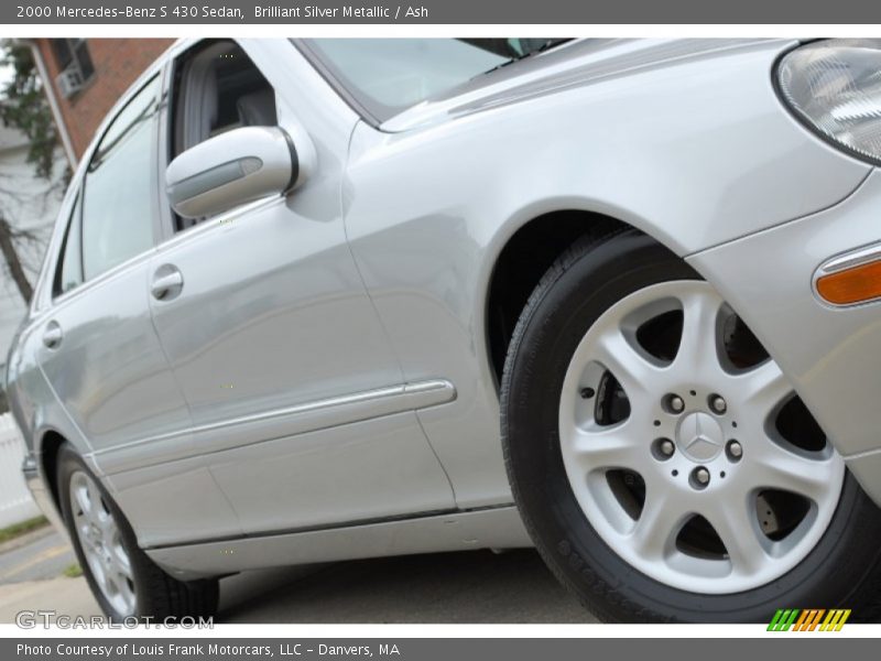Brilliant Silver Metallic / Ash 2000 Mercedes-Benz S 430 Sedan