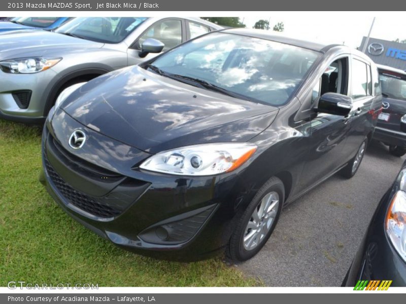 Jet Black Mica / Black 2013 Mazda MAZDA5 Sport