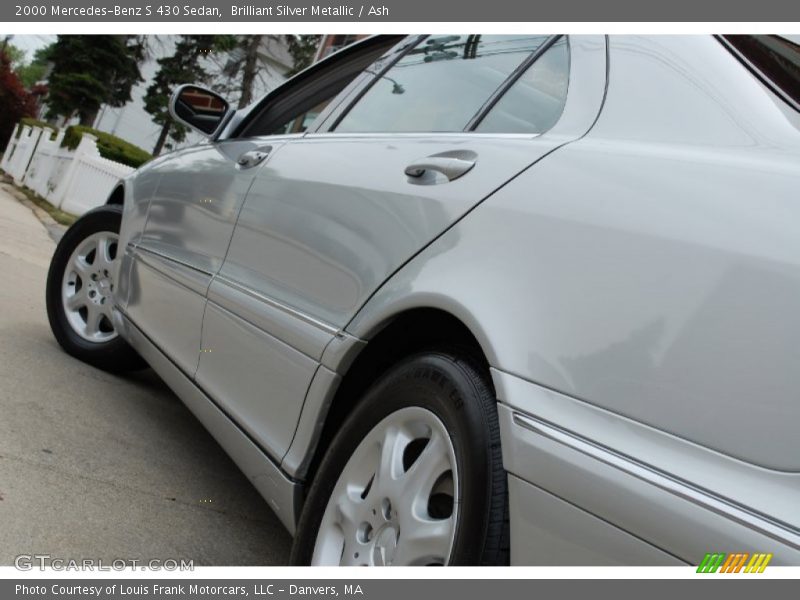 Brilliant Silver Metallic / Ash 2000 Mercedes-Benz S 430 Sedan
