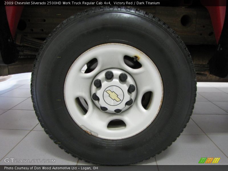 Victory Red / Dark Titanium 2009 Chevrolet Silverado 2500HD Work Truck Regular Cab 4x4