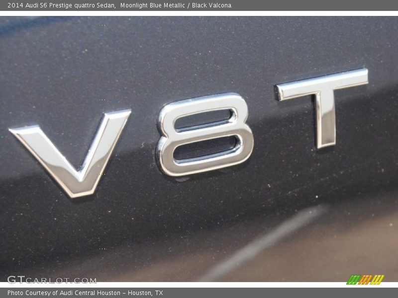 Moonlight Blue Metallic / Black Valcona 2014 Audi S6 Prestige quattro Sedan