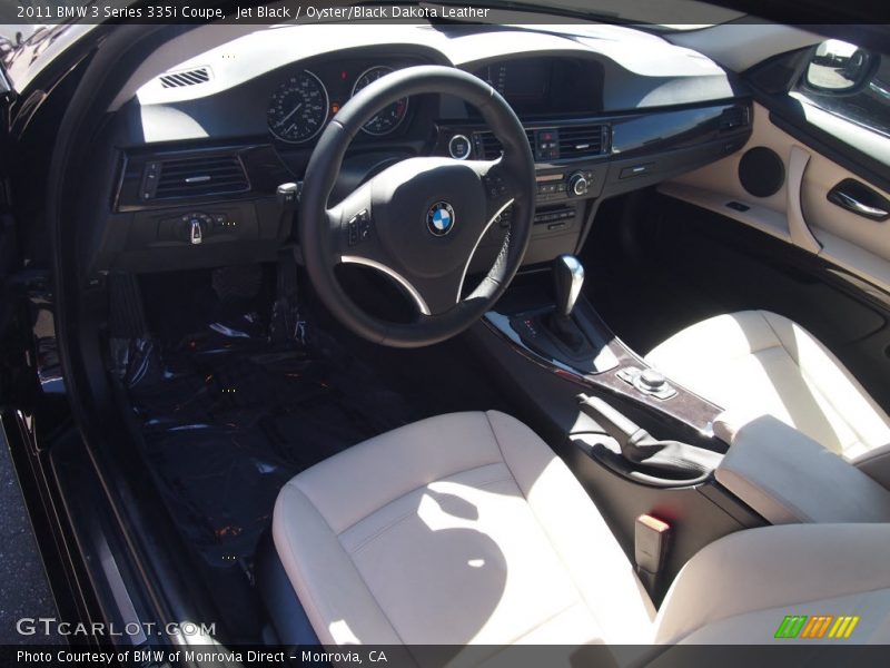 Jet Black / Oyster/Black Dakota Leather 2011 BMW 3 Series 335i Coupe