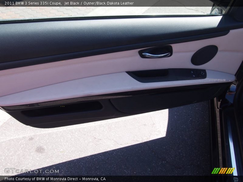 Jet Black / Oyster/Black Dakota Leather 2011 BMW 3 Series 335i Coupe