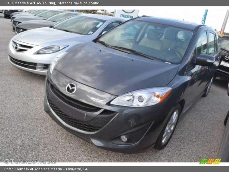 Meteor Gray Mica / Sand 2013 Mazda MAZDA5 Touring