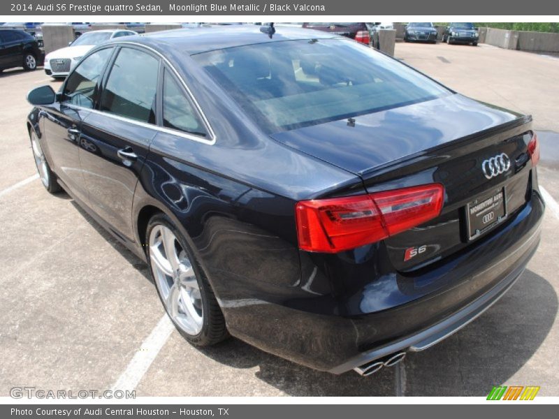 Moonlight Blue Metallic / Black Valcona 2014 Audi S6 Prestige quattro Sedan