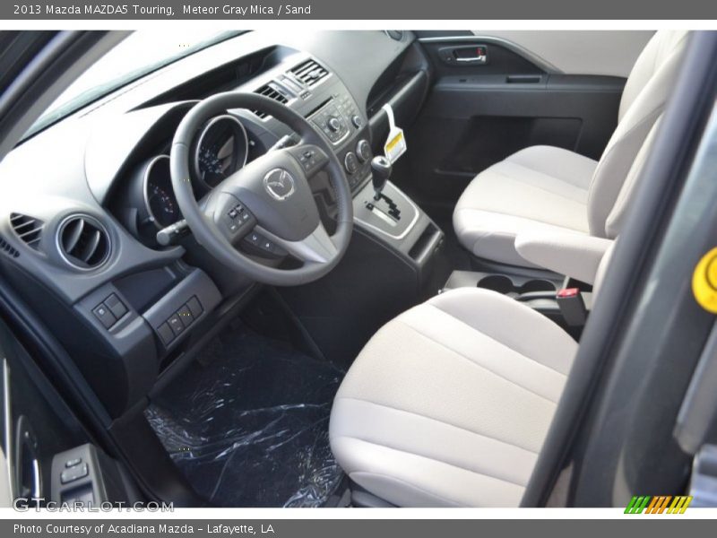 Meteor Gray Mica / Sand 2013 Mazda MAZDA5 Touring
