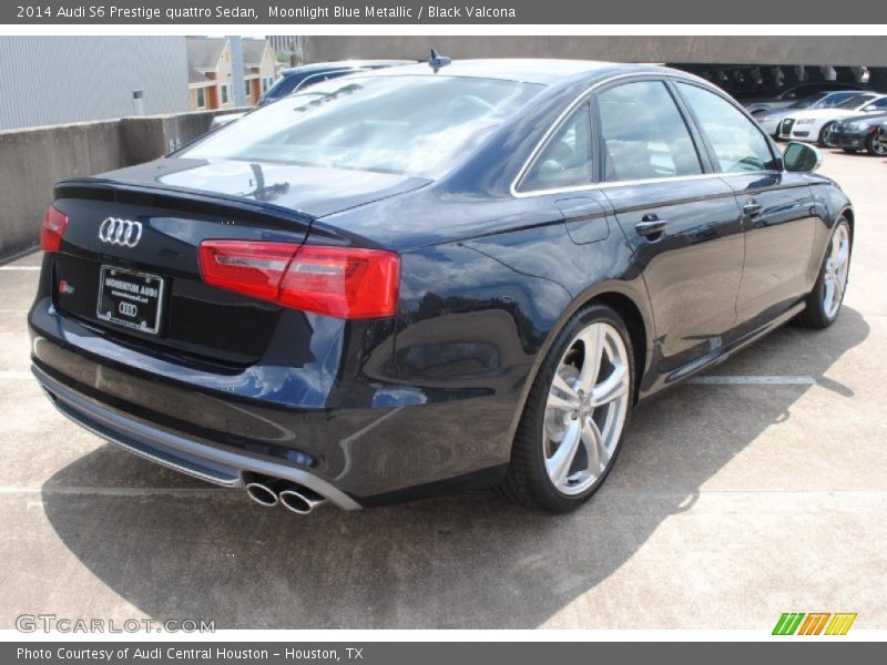 Moonlight Blue Metallic / Black Valcona 2014 Audi S6 Prestige quattro Sedan