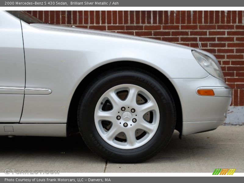 Brilliant Silver Metallic / Ash 2000 Mercedes-Benz S 430 Sedan