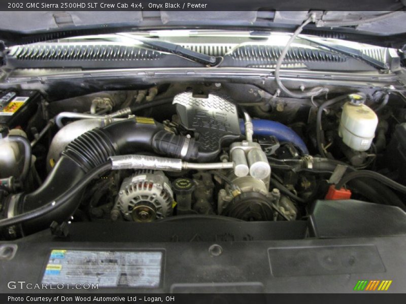 Onyx Black / Pewter 2002 GMC Sierra 2500HD SLT Crew Cab 4x4