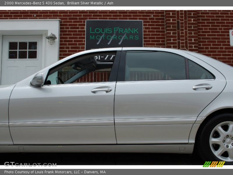 Brilliant Silver Metallic / Ash 2000 Mercedes-Benz S 430 Sedan