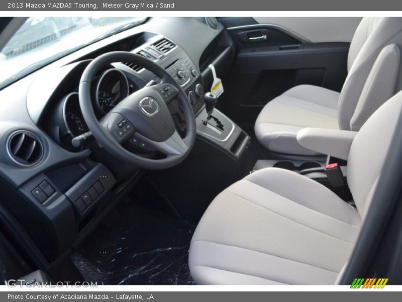 Meteor Gray Mica / Sand 2013 Mazda MAZDA5 Touring