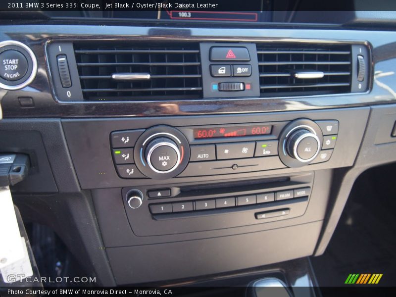 Jet Black / Oyster/Black Dakota Leather 2011 BMW 3 Series 335i Coupe