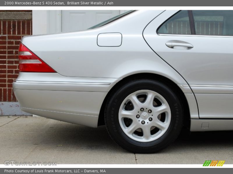 Brilliant Silver Metallic / Ash 2000 Mercedes-Benz S 430 Sedan