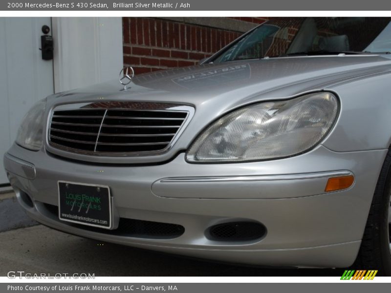 Brilliant Silver Metallic / Ash 2000 Mercedes-Benz S 430 Sedan