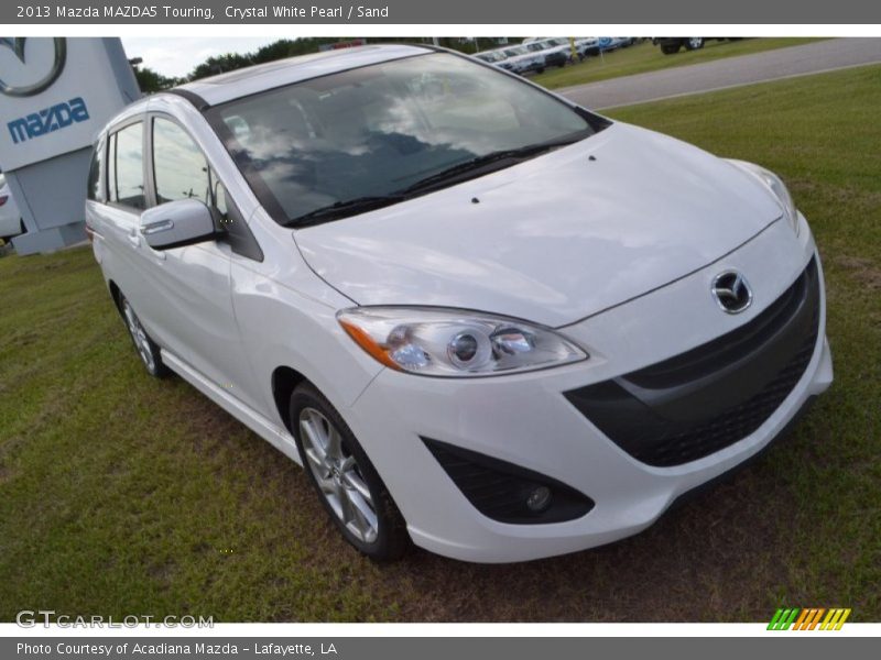 Crystal White Pearl / Sand 2013 Mazda MAZDA5 Touring