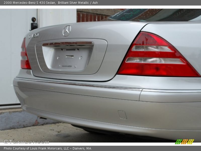 Brilliant Silver Metallic / Ash 2000 Mercedes-Benz S 430 Sedan