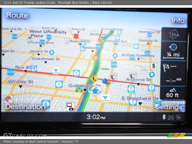 Navigation of 2014 S6 Prestige quattro Sedan