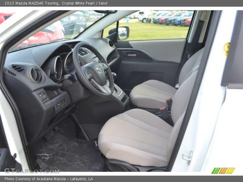 Crystal White Pearl / Sand 2013 Mazda MAZDA5 Touring