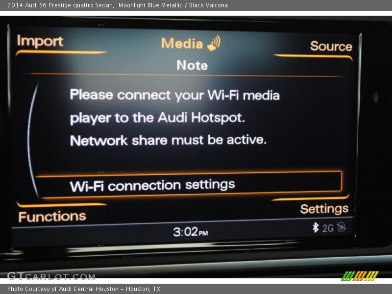 Moonlight Blue Metallic / Black Valcona 2014 Audi S6 Prestige quattro Sedan