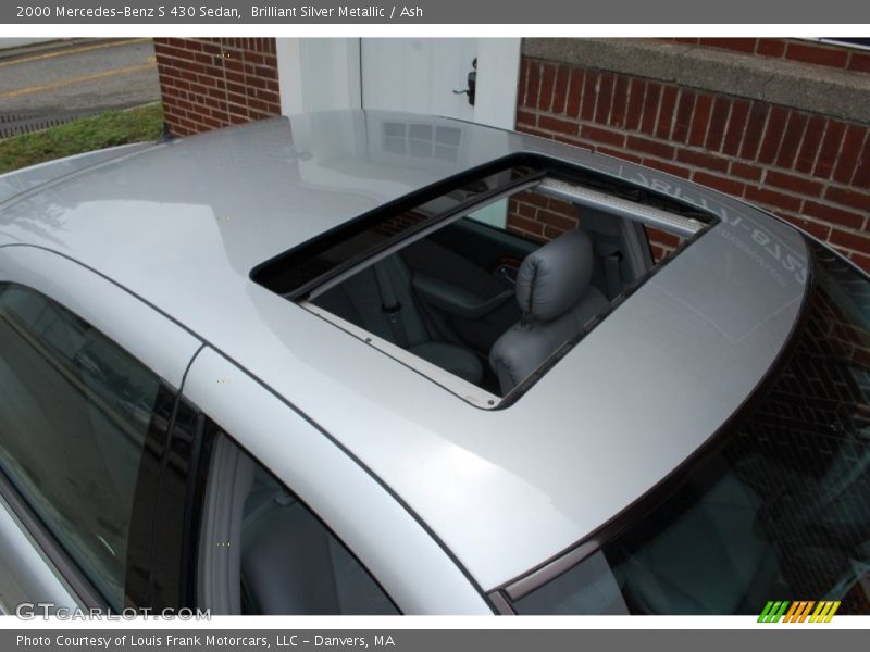 Brilliant Silver Metallic / Ash 2000 Mercedes-Benz S 430 Sedan