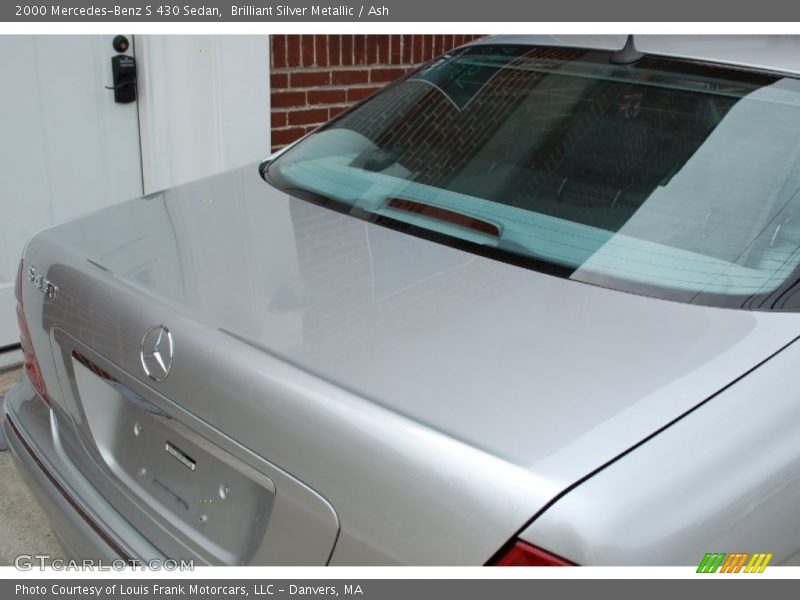 Brilliant Silver Metallic / Ash 2000 Mercedes-Benz S 430 Sedan