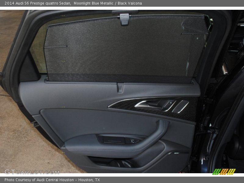 Moonlight Blue Metallic / Black Valcona 2014 Audi S6 Prestige quattro Sedan