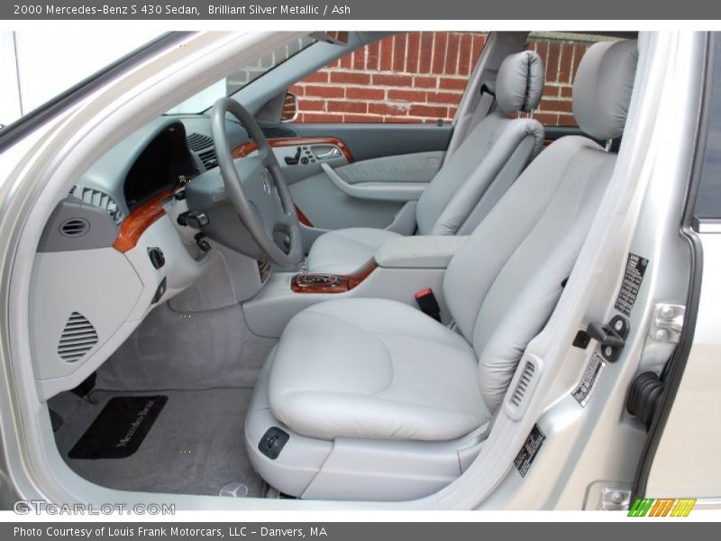 Brilliant Silver Metallic / Ash 2000 Mercedes-Benz S 430 Sedan