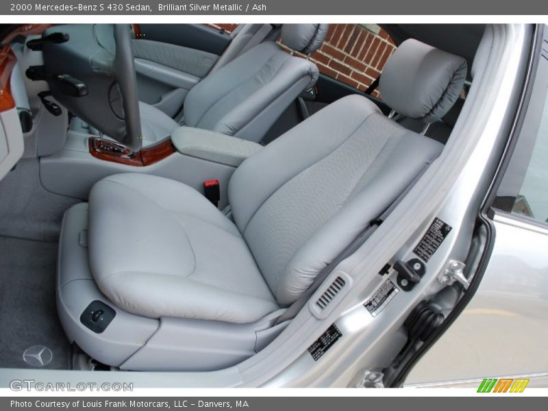 Brilliant Silver Metallic / Ash 2000 Mercedes-Benz S 430 Sedan