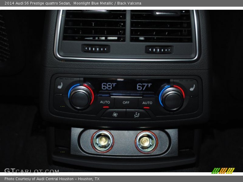 Moonlight Blue Metallic / Black Valcona 2014 Audi S6 Prestige quattro Sedan