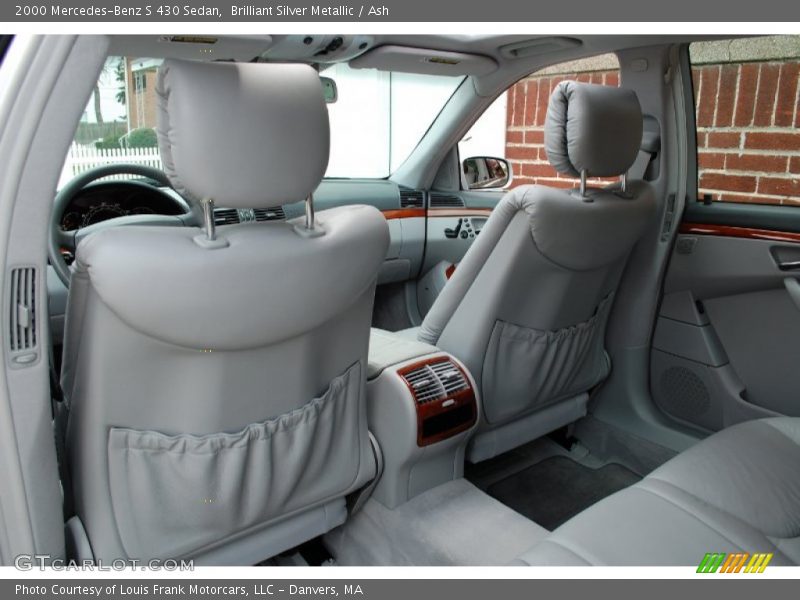 Brilliant Silver Metallic / Ash 2000 Mercedes-Benz S 430 Sedan