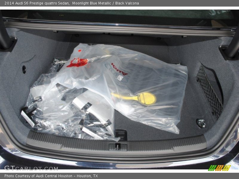 Moonlight Blue Metallic / Black Valcona 2014 Audi S6 Prestige quattro Sedan