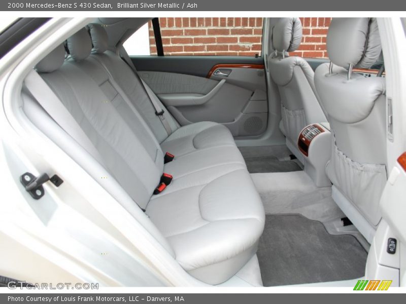 Brilliant Silver Metallic / Ash 2000 Mercedes-Benz S 430 Sedan