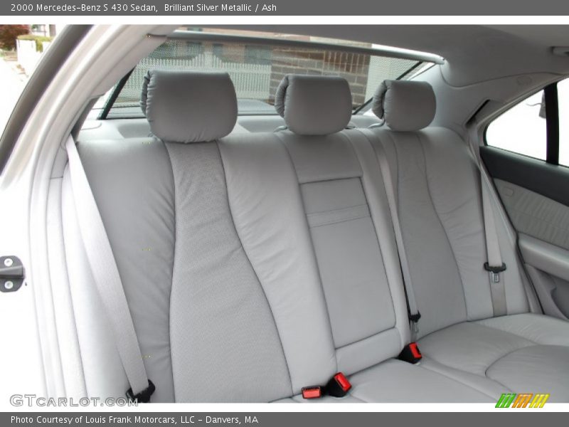 Brilliant Silver Metallic / Ash 2000 Mercedes-Benz S 430 Sedan