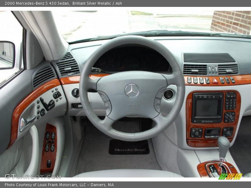 Brilliant Silver Metallic / Ash 2000 Mercedes-Benz S 430 Sedan