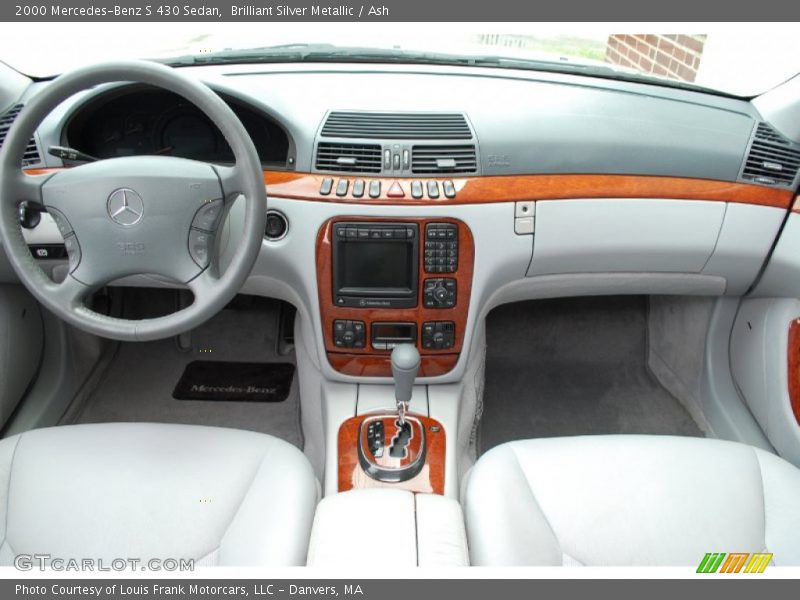 Brilliant Silver Metallic / Ash 2000 Mercedes-Benz S 430 Sedan